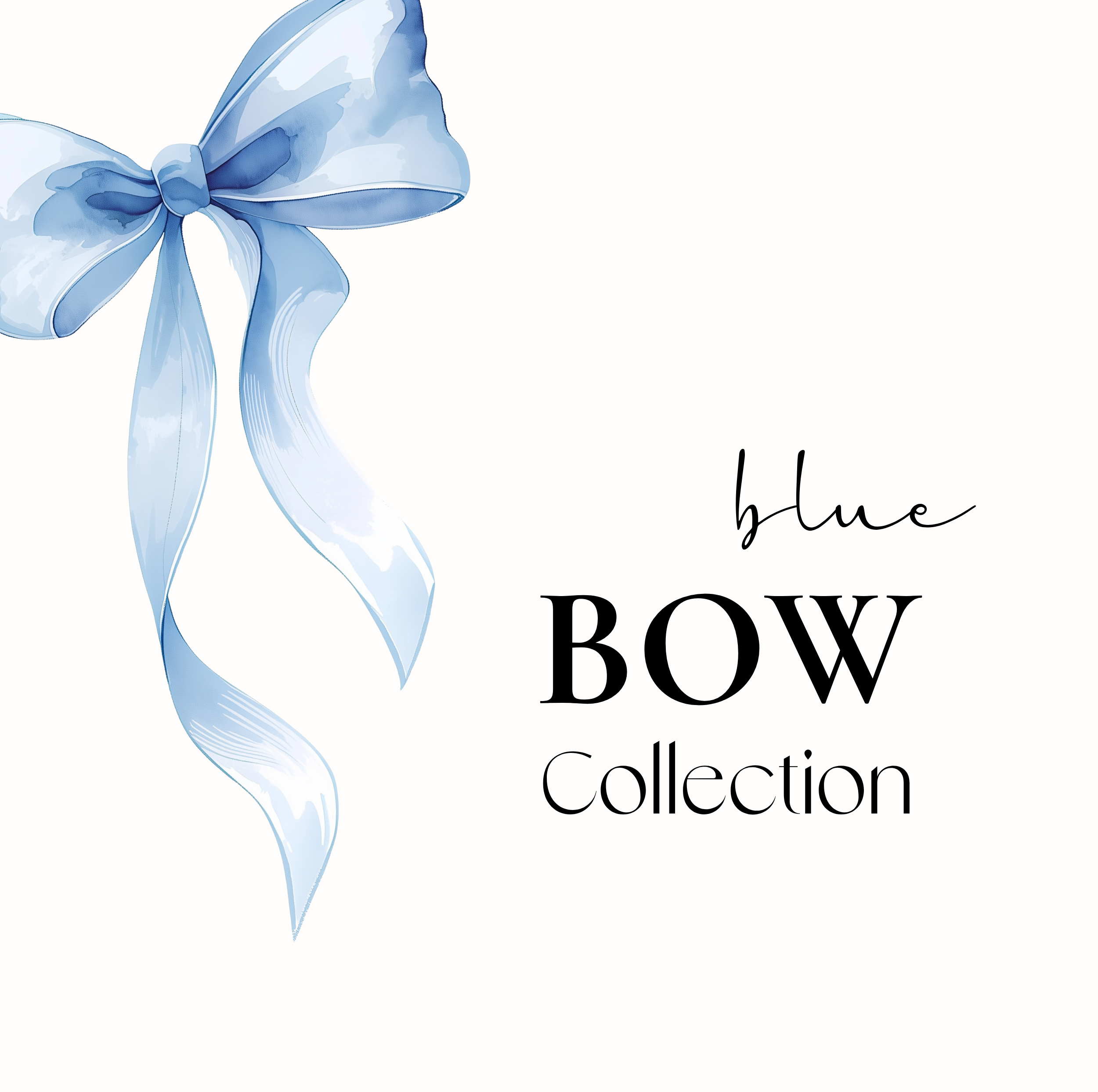 Teens Blue Bow Collection