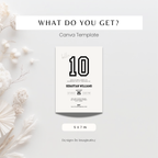 Minimal Sports 10th Birthday Invitation Boys