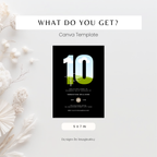 10th Birthday Invitation Photo for Boys