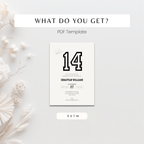 Minimal Sporty 14th Birthday Invitation