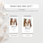 15th Birthday Invitation Photo Template Girls