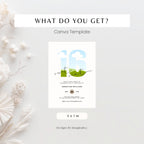 16th Birthday Photo Invitation Template Boys