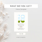 18th Birthday Photo Invitation Template Boys