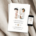 19th birthday invitation template preview, editable in Canva, photo theme