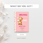 Pink Chapter One 1st Birthday Invitation