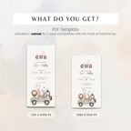 Safari Wild One Birthday Invitation