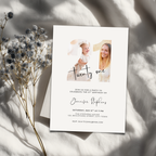 Elegant Photo 21st Birthday Invitation Template