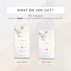 Two Wild Birthday Invitation Bear