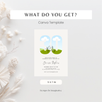 Elegant Photo 30th Birthday Invitation Template