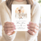 Minimal 3rd Birthday Invitation with Photo