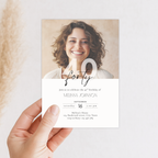 Elegant Photo 40th Birthday Invitation