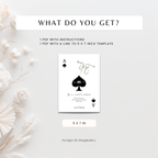 Ace of Spades 40th Birthday Invitation For Casino Night
