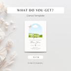 Minimal 4th Birthday Invitation with Photo