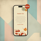Retro Vintage 50th Birthday Invitation