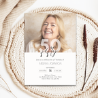 Milestone Photo 50th Birthday Invitation