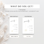 Elegant Minimal 70th Birthday Invitation