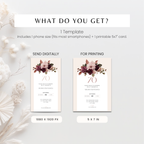 Pink Floral 70th Birthday Invitation Woman