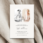 Elegant Photo 80th Birthday Invitation for Her