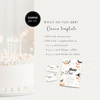 Little Halloween Boo Baby Shower Invitation Set