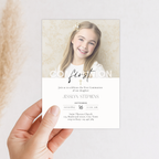First Holy Communion Invitation Photo