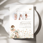 Fairy First Birthday Photo Invitation Template