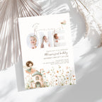 Fairy First Birthday Photo Invitation Template