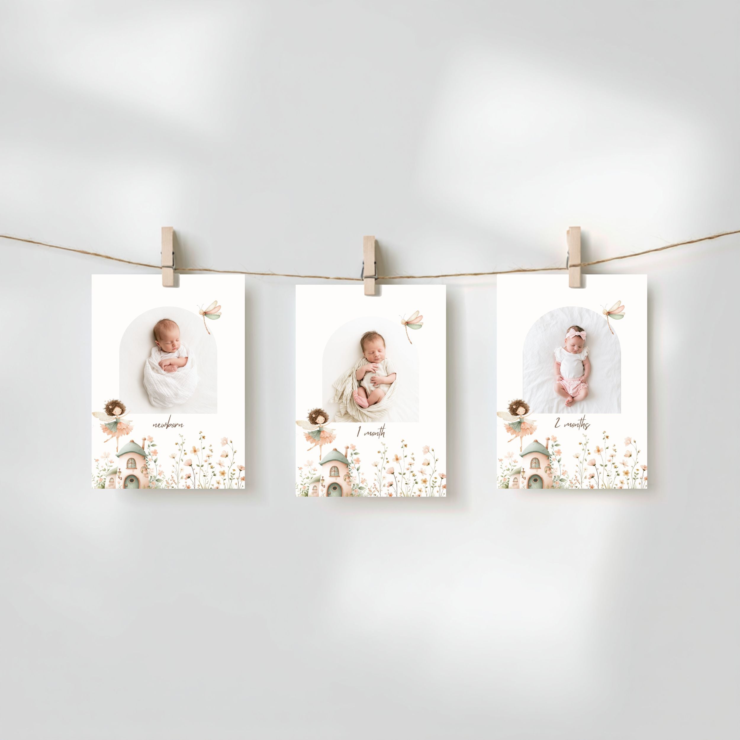 Fairy Monthly Photo Banner Girls