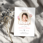 Four Ever Sweet Birthday Invitation Photo Girls