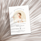 Girls Just Wanna Be One Birthday Invitation Photo