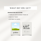 Classy Photo Graduation Party Invitation