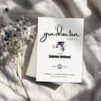 Minimal Elegant Graduation Party Invitation