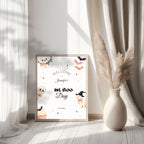 Spooky One First Birthday Welcome Sign