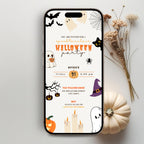 Spooky Ghost Halloween Party Invitation