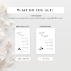 Minimalist Come On Over Housewarming Invitation