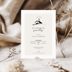 Elegant Minimal Beige Housewarming Invitation Template