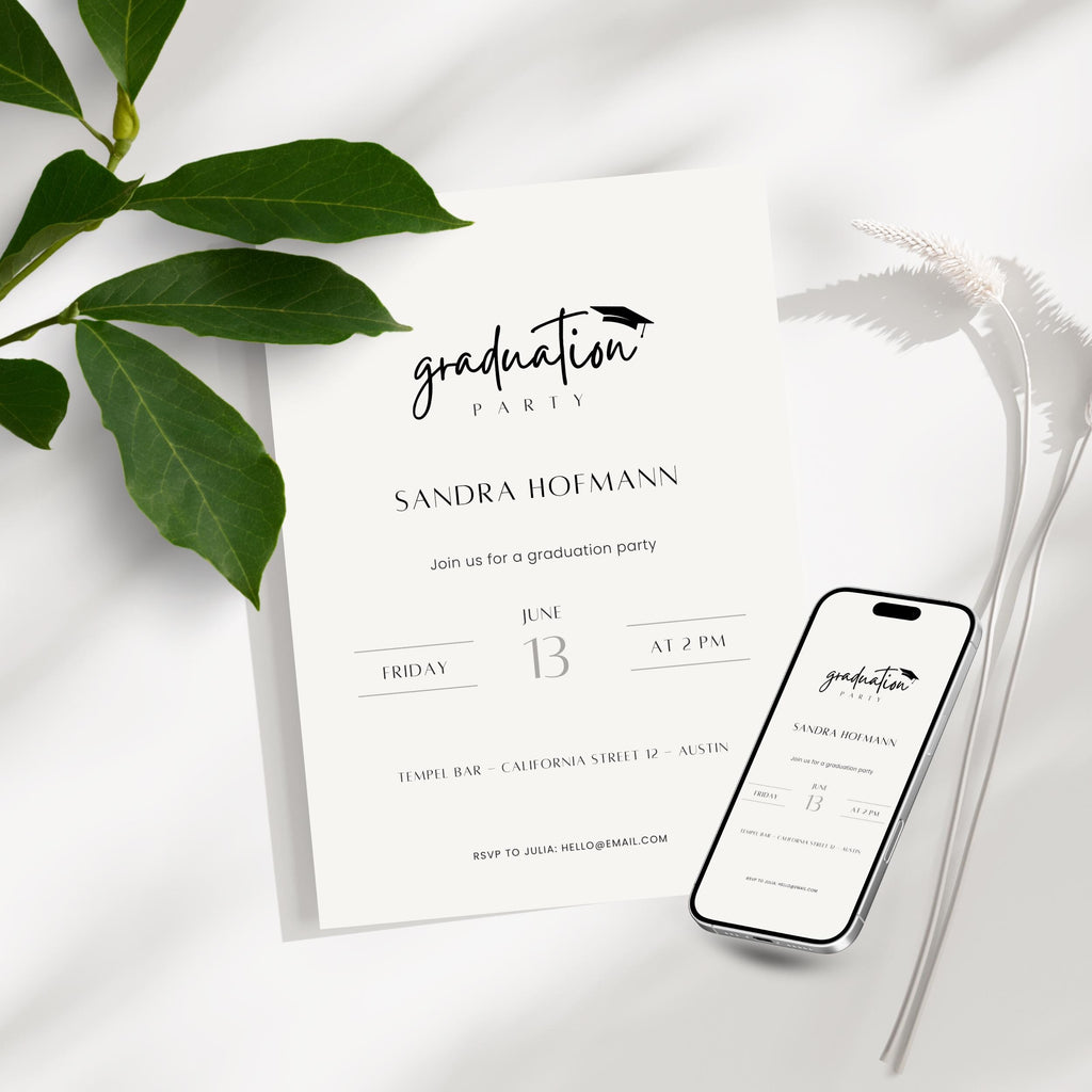 DIY Graduation Party Invitation 2026