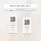 Sports 18th Birthday Invitation Template for Boys