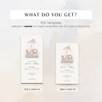 Pink Wild One Birthday Invitation