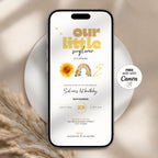Our Little Sunflower 1st Birthday Invitation