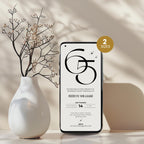 Elegant Beige 65th Birthday Invitation