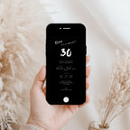 Surprise Black 30th Birthday Invitation Men