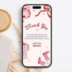 Pink Pony Cowboy Birthday Thank You eCard Girls