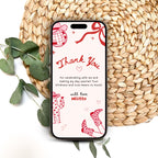 Pink Pony Cowboy Birthday Thank You eCard Girls