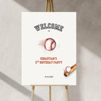 Baseball Birthday Welcome Sign Sports