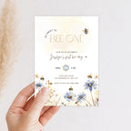 Sweet to Bee One 1st Birthday Invitation
