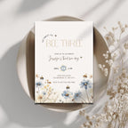 Honey Bee 3rd Birthday Invitation