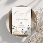 Sweet To Bee Two Birthday Invitation