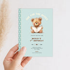 One For The Books 1st Birthday Invitation