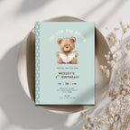 One For The Books 1st Birthday Invitation