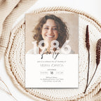 Born in 1986 40th Birthday Invitation Photo